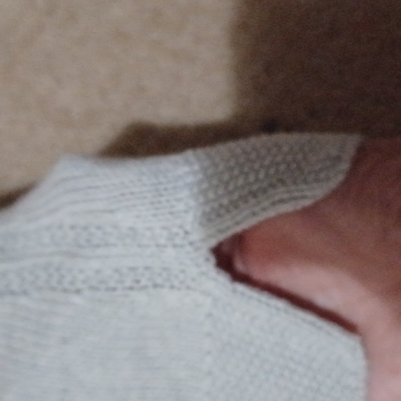 Theory Gorgeous Heather grey cotton cashmere funnel neck Sweater S Excellent - Picture 8 of 11